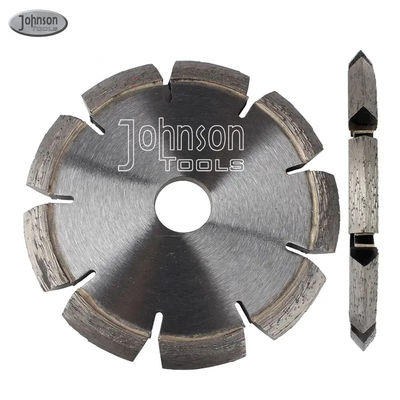 6 Inch Laser Las Kerat Chaser Tuck Point Berlian V alur memotong pisau untuk penghapusan mortir beton