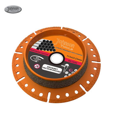 Vacuum Brazed Diamond Blade untuk Pipe 115mm Diamond blade Pro Pipe Cutter