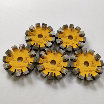 Durable Diamond Tuck Point Blade Dengan Melindungi Gigi Untuk Grinding Beton Keras Ekstrim
