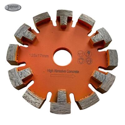 125mm 17mm Protection Teeth Tuck Diamond Saw Blades Untuk Beton Keras Sedang