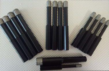Hexagon Shank Berlian Core Drill Bits Untuk Pengeboran Granit Ubin Keramik