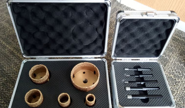 Vacuum Brazed Diamond Core Drill Bits M14 Dan Kemasan Kotak Hex Thread