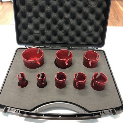 SGS 68mm M14 Hollow Diamond Core Drill Bits generasi panas rendah