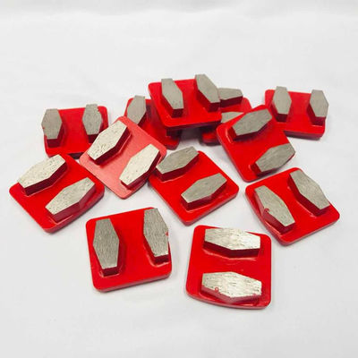 Segmen 13mm Redi Lock Metal Bond Alat Lantai Beton Abrasive Grinding Blocks