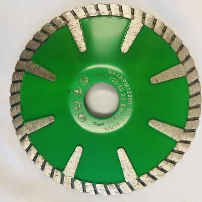 OD125 Hot Press Sintered Diamond Concrete Cutting Disc Dengan Segmen Turbo